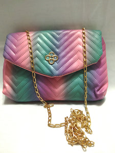 Chevron Quilted Crossbody