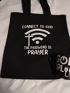 Faith Based Tote and Mug Set