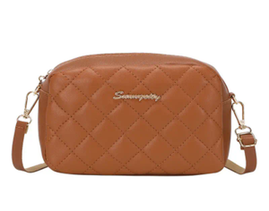 Argyle Quilted Crossbody Bag