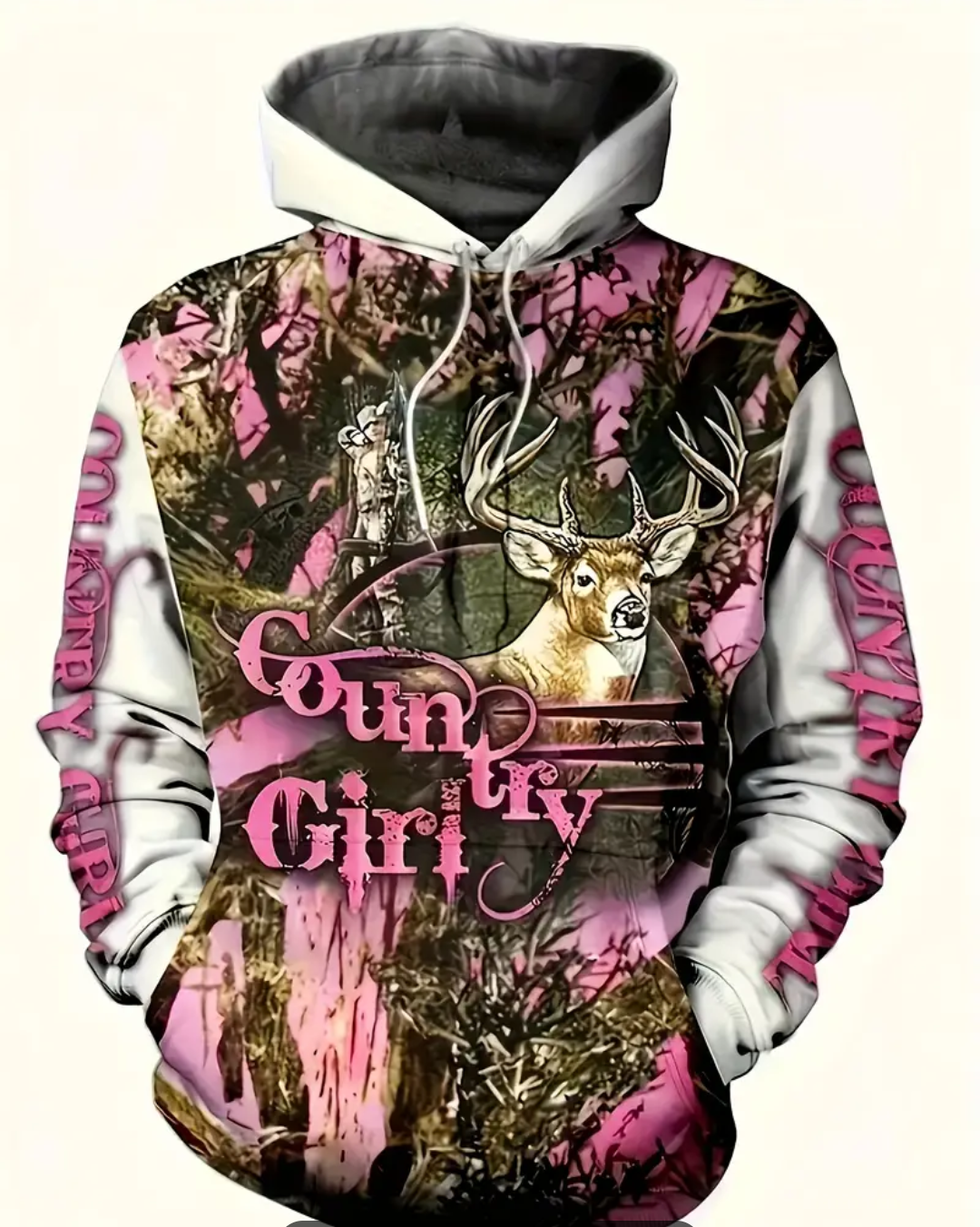 Nuco s Creations Women s Country Girl Hoodie L